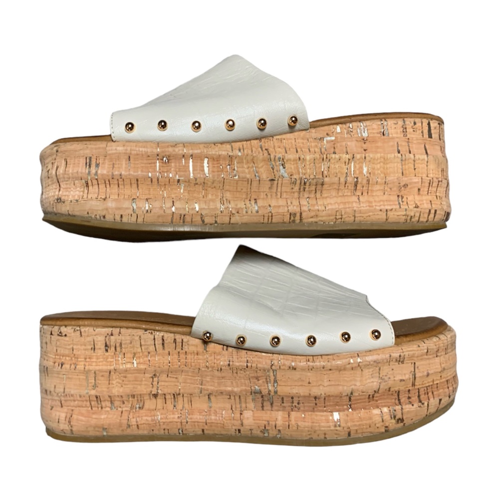 Kurt‎ Geiger Croc 🐊 Print Platform Sandals